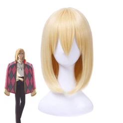 Howl's Moving Castle Wizard Howl Cosplay Wigs Golden Wigs