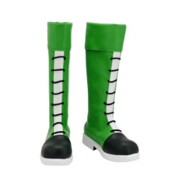 Hunter X Hunter Gon Freecss Cosplay Shoes Green PU Leather Costume Boots