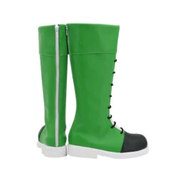 Hunter X Hunter Gon Freecss Cosplay Shoes Green PU Leather Costume Boots -Procosplayshop HunterxHunterGonFreecssCosplayShoesGreenPULeatherCostumeBoots 4