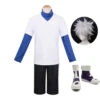 Hunter X Hunter Killua Zoldyck Cosplay Costume Outfit+Wigs+Cosplay Shoes Halloween Costume Set