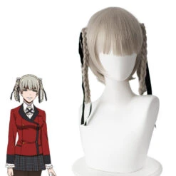 Kakegurui Kirari Momobami Cosplay Wigs Halloween Costume Accessories