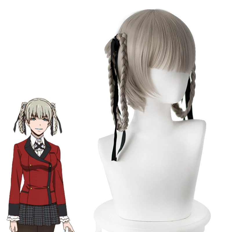 Kakegurui Kirari Momobami Cosplay Wigs Halloween Costume Accessories 4 Kakegurui Kirari Momobami Cosplay Wigs Halloween Costume Accessories - Image 2