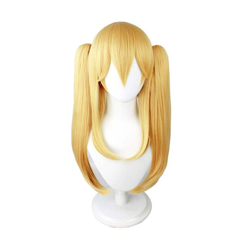 Kakegurui Mary Saotome Cosplay Wigs Blonde Two Ponytails Wigs 4 Kakegurui Mary Saotome Cosplay Wigs Blonde Two Ponytails Wigs - Image 2