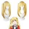 Kakegurui Mary Saotome Cosplay Wigs Blonde Two Ponytails Wigs 2 Kakegurui Mary Saotome Cosplay Wigs Blonde Two Ponytails Wigs -Procosplayshop KakeguruiMarySaotomeCosplayWigsBlondeTwoPonytailsWigs 3