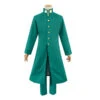 Anime JoJo's Bizarre Adventure Stardust Crusaders Noriaki Kakyoin Cosplay Costume Green Suit
