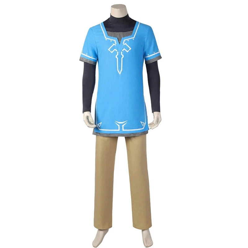 Kids/Adults Link Costume With Wigs Full Set Halloween Carnival Party Costume Outfit 8 Kids/Adults Link Costume With Wigs Full Set Halloween Carnival Party Costume Outfit - Image 6