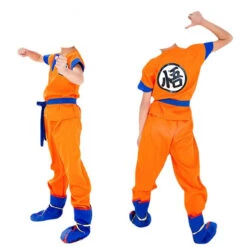 Kids/Adults Anime Dragon Ball Kakarot Son Goku Cosplay Costume Full Set With Shoes Cover And Tail -Procosplayshop KidsVersionAnimeDragonBallKakarotSonGokuCosplayCostumeFullSetWithShoesCoverandTail 1
