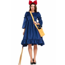 Kids/ Adults Version Kiki's Delivery Service Cosplay Kiki Cosplay Dress Costume Halloween Cosplay Outfit 14 Kids/ Adults Version Kiki's Delivery Service Cosplay Kiki Cosplay Dress Costume Halloween Cosplay Outfit -Procosplayshop Kiki sDeliveryServiceCosplayKikiCosplayDressCostumeHalloweenCosplayOutfit 5