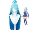 KonoSuba: God's Blessing On This Wonderful World! Aqua Cosplay Blue Wigs -Procosplayshop KonoSubaGod sBlessingonthisWonderfulWorld AquaCosplayBlueWigs 1