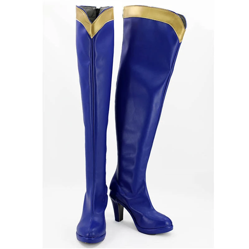 KonoSuba: God's Blessing On This Wonderful World! Aqua Cosplay Shoes Blue Boots 4 KonoSuba: God's Blessing On This Wonderful World! Aqua Cosplay Shoes Blue Boots - Image 2