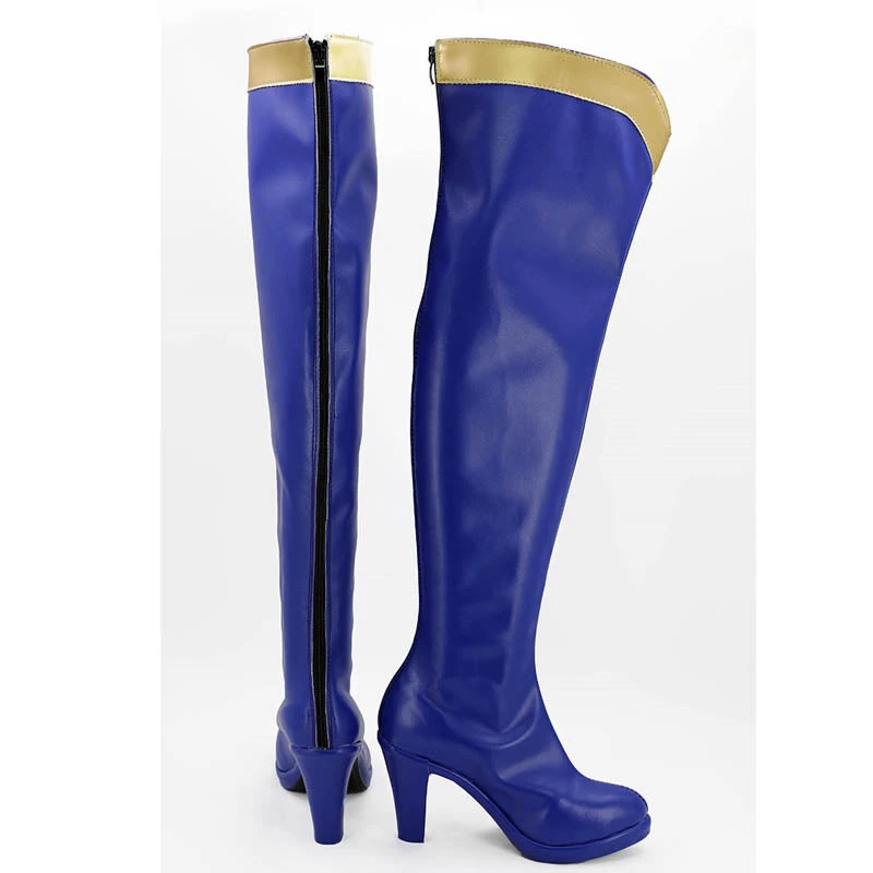 KonoSuba: God's Blessing On This Wonderful World! Aqua Cosplay Shoes Blue Boots 5 KonoSuba: God's Blessing On This Wonderful World! Aqua Cosplay Shoes Blue Boots - Image 3