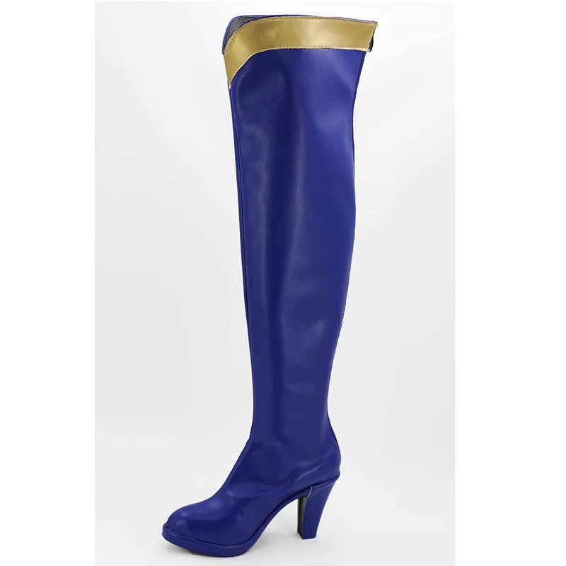 KonoSuba: God's Blessing On This Wonderful World! Aqua Cosplay Shoes Blue Boots 6 KonoSuba: God's Blessing On This Wonderful World! Aqua Cosplay Shoes Blue Boots - Image 4