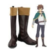 KonoSuba: God's Blessing On This Wonderful World! Kazuma Satou Cosplay Shoes Brown Boots