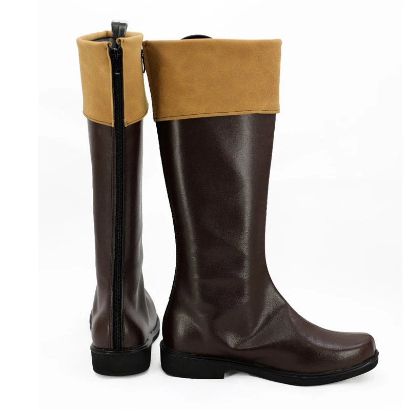 KonoSuba: God's Blessing On This Wonderful World! Kazuma Satou Cosplay Shoes Brown Boots 4 KonoSuba: God's Blessing On This Wonderful World! Kazuma Satou Cosplay Shoes Brown Boots - Image 3