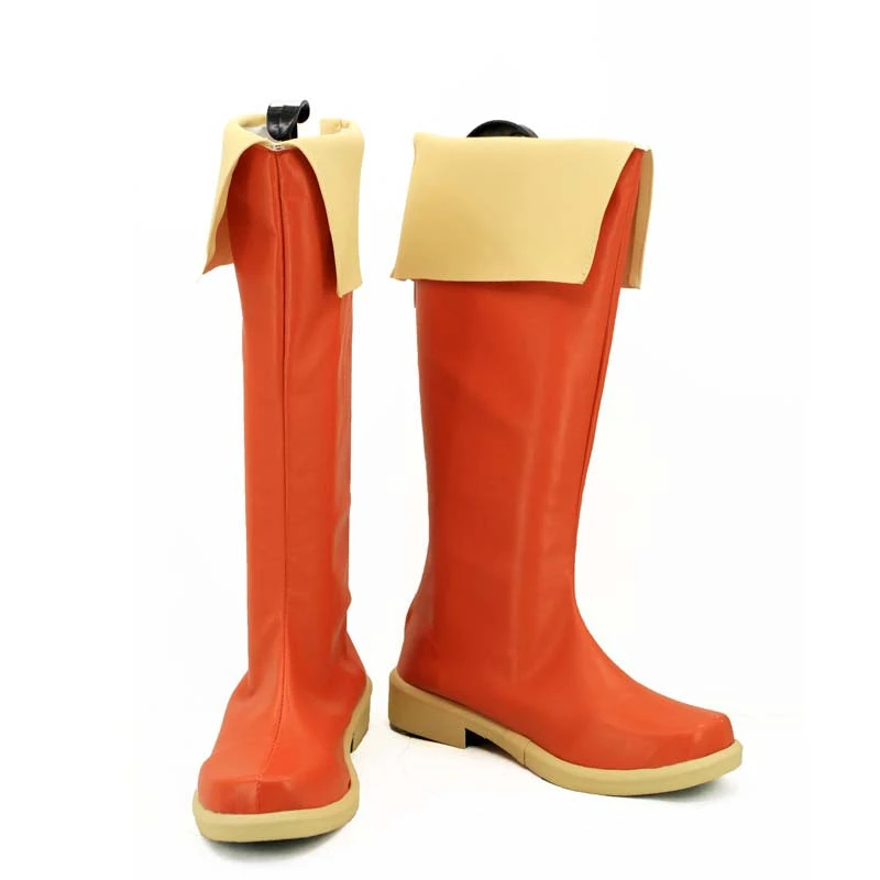 KonoSuba: God's Blessing On This Wonderful World! Megumin Cosplay Shoes Orange Boots 4 KonoSuba: God's Blessing On This Wonderful World! Megumin Cosplay Shoes Orange Boots - Image 2