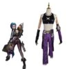 League Of Legends Costume LOL Arcane Jinx Costume Halloween Carnival Cosplay Costume