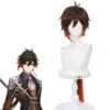 Genshin Impact Zhongli Cosplay Wigs Halloween Cosplay Accessories