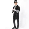 Men Black Magician Halloween Cosplay Costume Suit -Procosplayshop Men Black Magician Halloween Cosplay Costume Suit 4