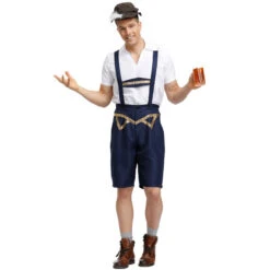 Men's Deluxe German Bavarian Oktoberfest Lederhosen Guy Costume -Procosplayshop Men s Deluxe German Bavarian Oktoberfest Lederhosen Guy Costume 4