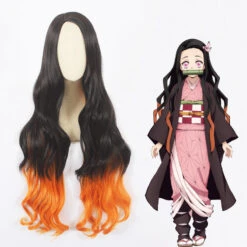 Anime Nezuko Kamado Cosplay Costume With Wigs And Horns Props Full Set Halloween Costume -Procosplayshop NezukoWigs 4ea65150 bd58 4650 96e9 ce9e1cebb5f9