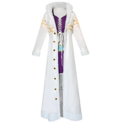 One Piece Robin Arabasta Arc Outfit Costume With Hat Nico Robin Deluxe White Cloak Cosplay Costume Set -Procosplayshop OnePieceRobinArabastaArcOutfitCostumeWithHatNicoRobinDeluxeWhiteCloakCosplayCostumeSet 2