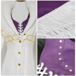 One Piece Robin Arabasta Arc Outfit Costume With Hat Nico Robin Deluxe White Cloak Cosplay Costume Set -Procosplayshop OnePieceRobinArabastaArcOutfitCostumeWithHatNicoRobinDeluxeWhiteCloakCosplayCostumeSet 4