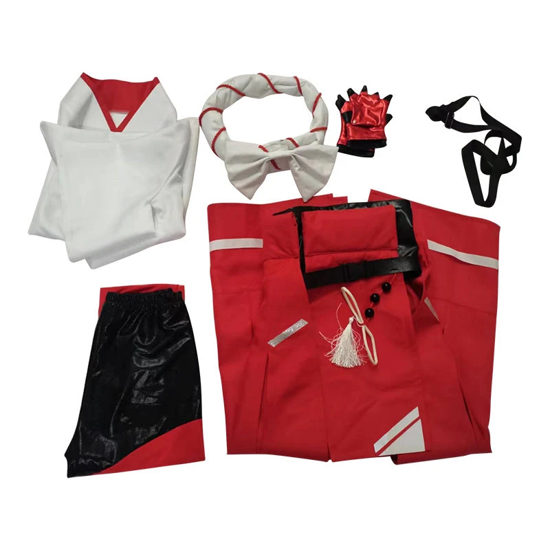 Overwatch 2 Kiriko Kamori Cosplay Costume With Headgear Wigs And Props Halloween Costume Set 5 Overwatch 2 Kiriko Kamori Cosplay Costume With Headgear Wigs And Props Halloween Costume Set - Image 3