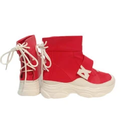 Overwatch 2 Kiriko Kamori Cosplay Shoes Halloween Cosplay Red Boots -Procosplayshop Overwatch2KirikoKamoriCosplayShoesHalloweenCosplayRedBoots 3