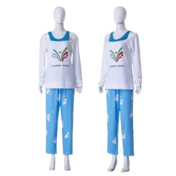 Overwatch Dr. Mei Ling Zhou Pajamas Cosplay Costume Mei Halloween Costume -Procosplayshop OverwatchDr.MeiLingZhouPajamasCosplayCostumeMeiHalloweenCostume 4