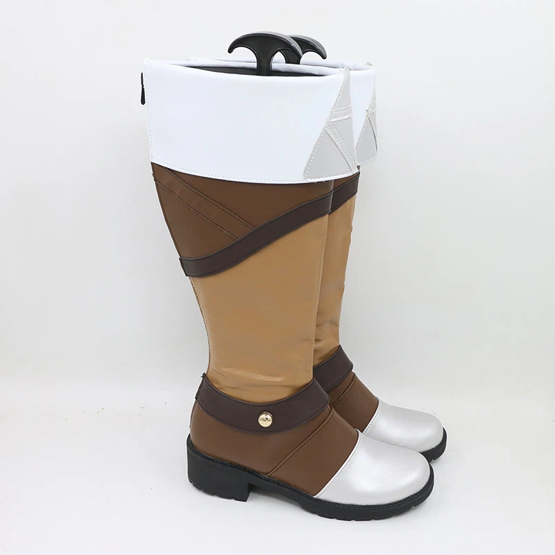 Princess Costume Shoes Princess Zela Customized PU Leather Cosplay Boots Accessories 5 Princess Costume Shoes Princess Zela Customized PU Leather Cosplay Boots Accessories - Image 3