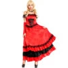 Red Long Magician Cosplay Costume Dress 1 Red Long Magician Cosplay Costume Dress -Procosplayshop Red Long Magician Cosplay Costume Dress 3