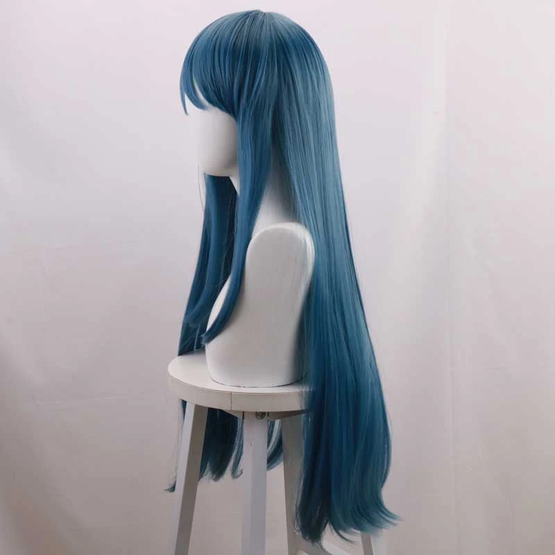 Danganronpa: Trigger Happy Havoc Sayaka Maizono Cosplay Wigs Blue Long Wigs 4 Danganronpa: Trigger Happy Havoc Sayaka Maizono Cosplay Wigs Blue Long Wigs - Image 2