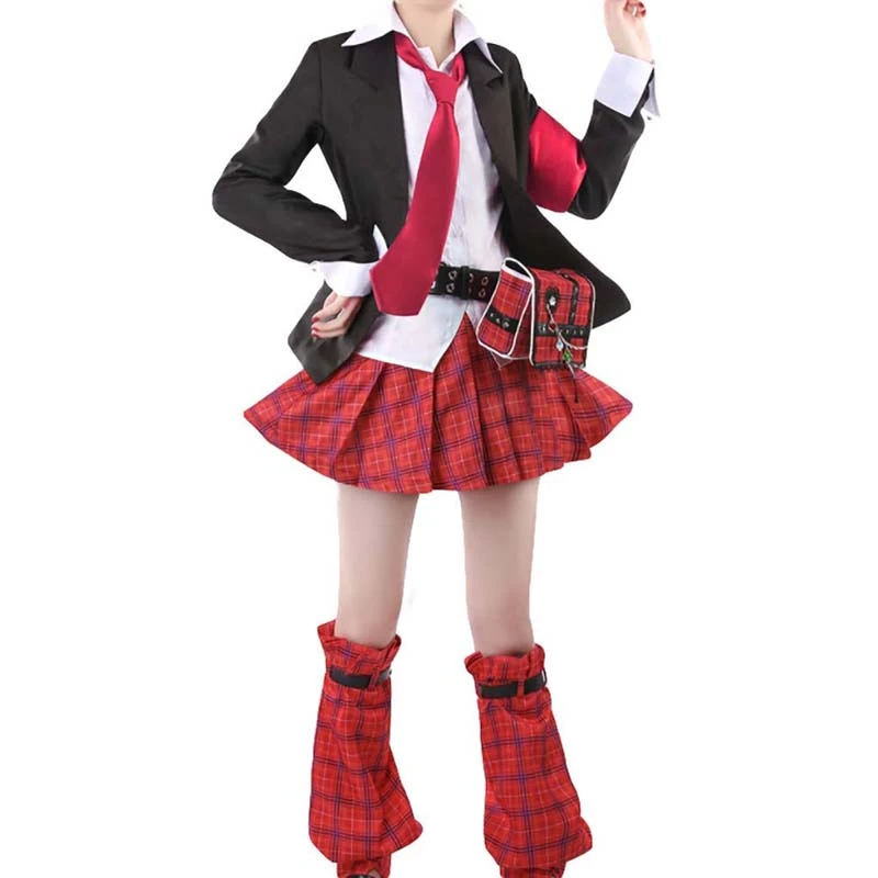 Shugo Chara! Amu Hinamori Cosplay Uniform Costume Halloween Cosplay Outfit 4 Shugo Chara! Amu Hinamori Cosplay Uniform Costume Halloween Cosplay Outfit - Image 2