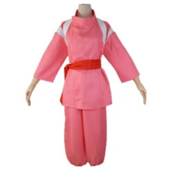Spirited Away Cosplay Ogino Chihiro Costume Kimono Suit