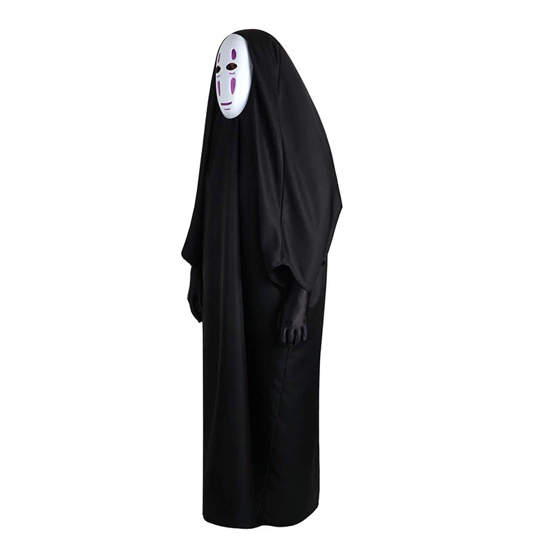 Spirited Away Kaonashi No Face Man Cosplay Costume Full Set Halloween Costume 4 Spirited Away Kaonashi No Face Man Cosplay Costume Full Set Halloween Costume - Image 2