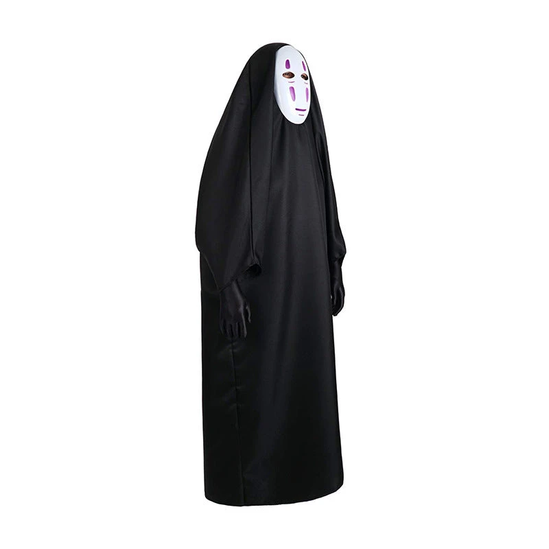 Spirited Away Kaonashi No Face Man Cosplay Costume Full Set Halloween Costume 5 Spirited Away Kaonashi No Face Man Cosplay Costume Full Set Halloween Costume - Image 3