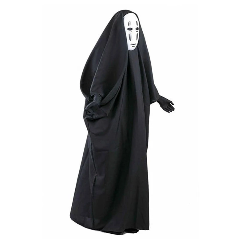 Spirited Away Kaonashi No Face Man Cosplay Costume Full Set Halloween Costume 6 Spirited Away Kaonashi No Face Man Cosplay Costume Full Set Halloween Costume - Image 4