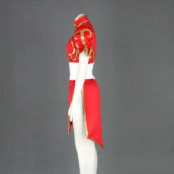 Street Fighter V Chun Li Cosplay Costume Cheongsam Cosplay Costume Red Version 9 Street Fighter V Chun Li Cosplay Costume Cheongsam Cosplay Costume Red Version -Procosplayshop Street Fighter V Chun Li Cosplay Costume Red 1