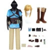 Halloween Costume Link Whole Set Cosplay Costume+Wigs+Cosplay Boots Halloween Carnival Costume Outfit Set