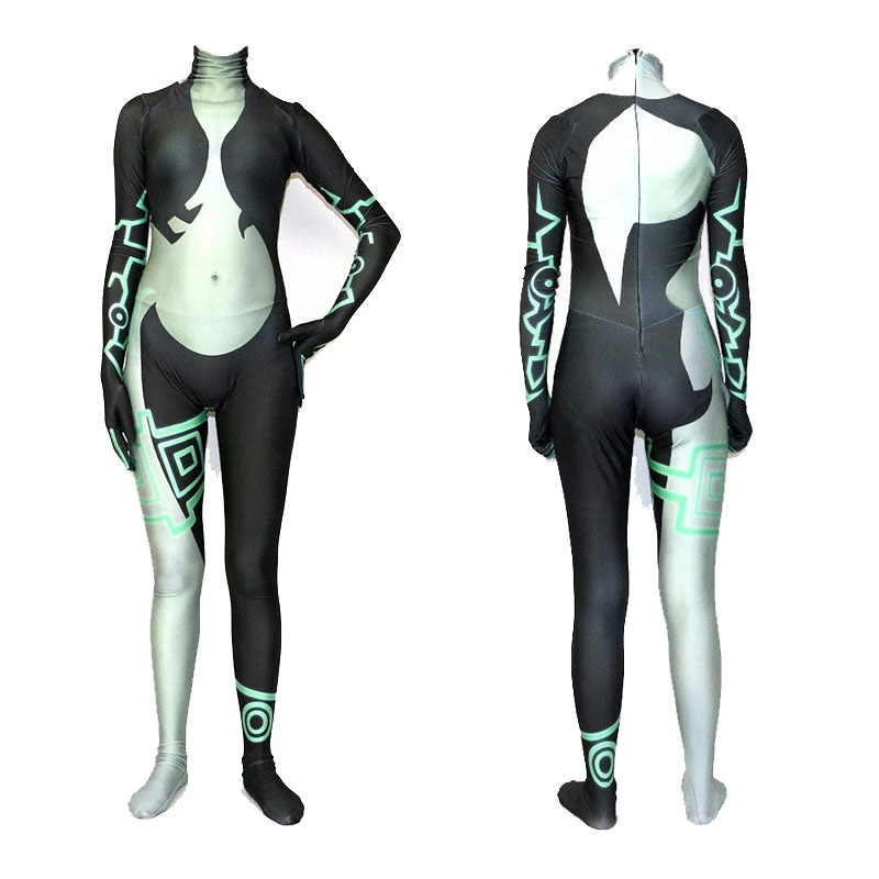 Twilight Princess Cosplay Princess Midna Zentai Costume Halloween Carnival Costume Jumpsuit 3 Twilight Princess Cosplay Princess Midna Zentai Costume Halloween Carnival Costume Jumpsuit