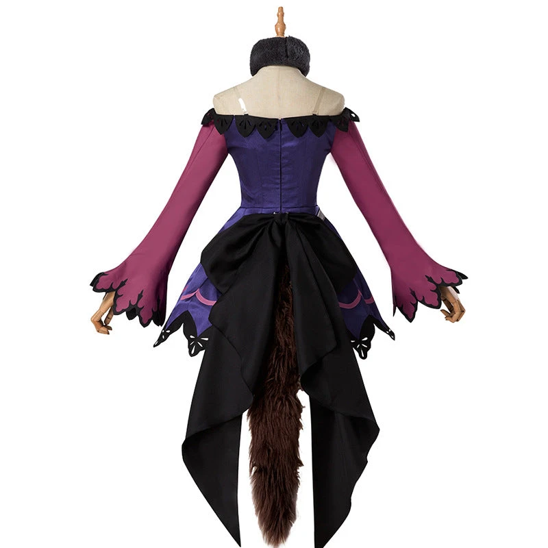 Uma Musume: Pretty Derby Cosplay Rice Shower Cosplay Costume Dress+Tail+Hat+Props 7 Uma Musume: Pretty Derby Cosplay Rice Shower Cosplay Costume Dress+Tail+Hat+Props - Image 5