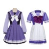Uma Musume: Pretty Derby School Uniform Costume Cosplay Dress Halloween Costume -Procosplayshop UmaMusumePrettyDerbyPurpleSchoolUniformLongSleeveCosplayCostumeDress 111