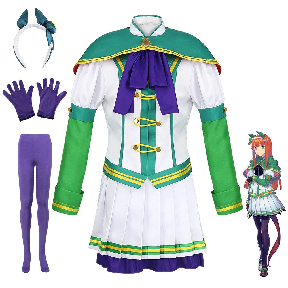 Uma Musume: Pretty Derby Silence Suzuka Cosplay Costume Halloween Cosplay Outfit 4 Uma Musume: Pretty Derby Silence Suzuka Cosplay Costume Halloween Cosplay Outfit - Image 2