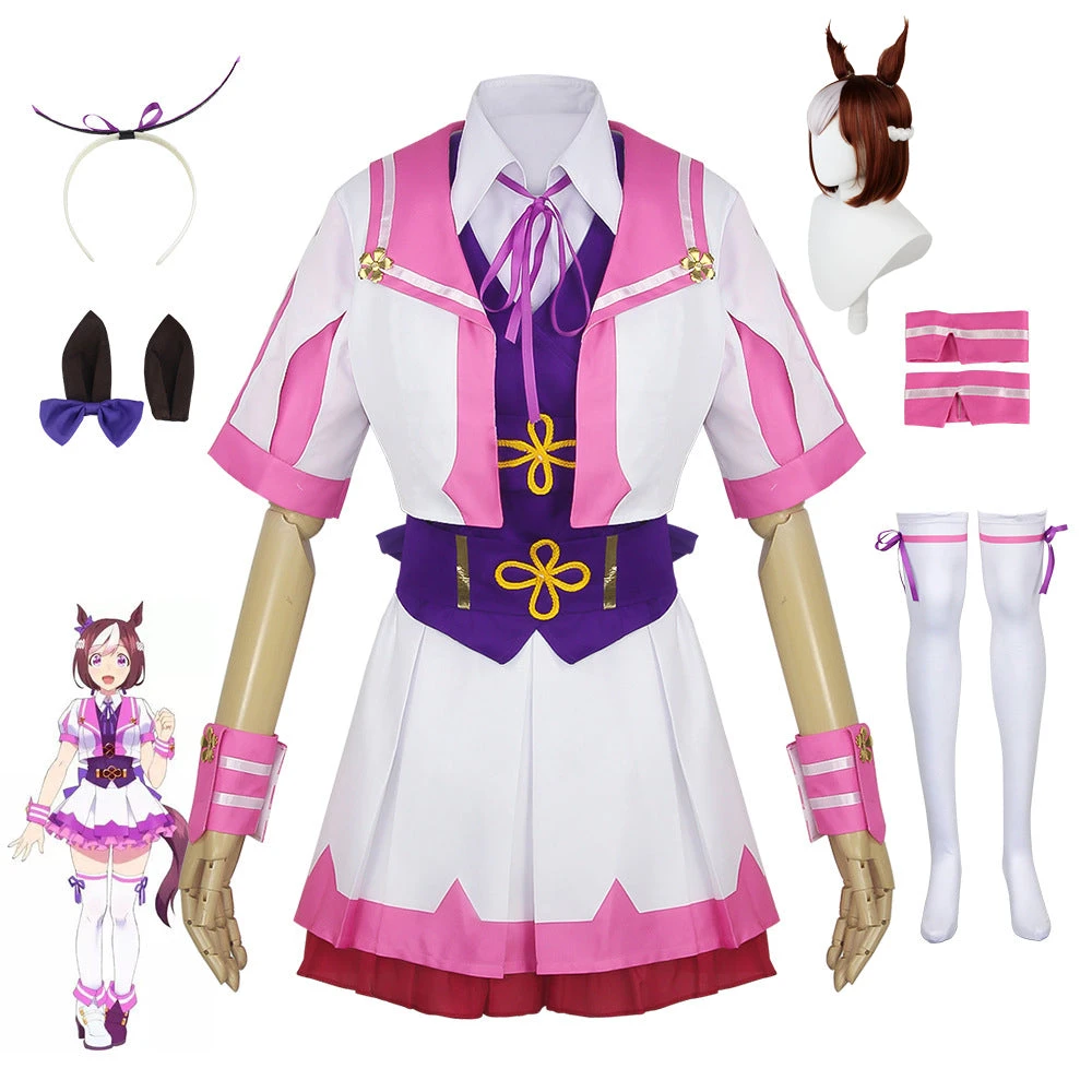 Uma Musume: Pretty Derby Special Week Cosplay Costume Halloween Carnival Cosplay Outfit 3 Uma Musume: Pretty Derby Special Week Cosplay Costume Halloween Carnival Cosplay Outfit