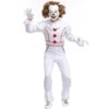 Unisex White Clown Suit Cosplay Costume -Procosplayshop Unisex White Clown Suit Cosplay Costume 4