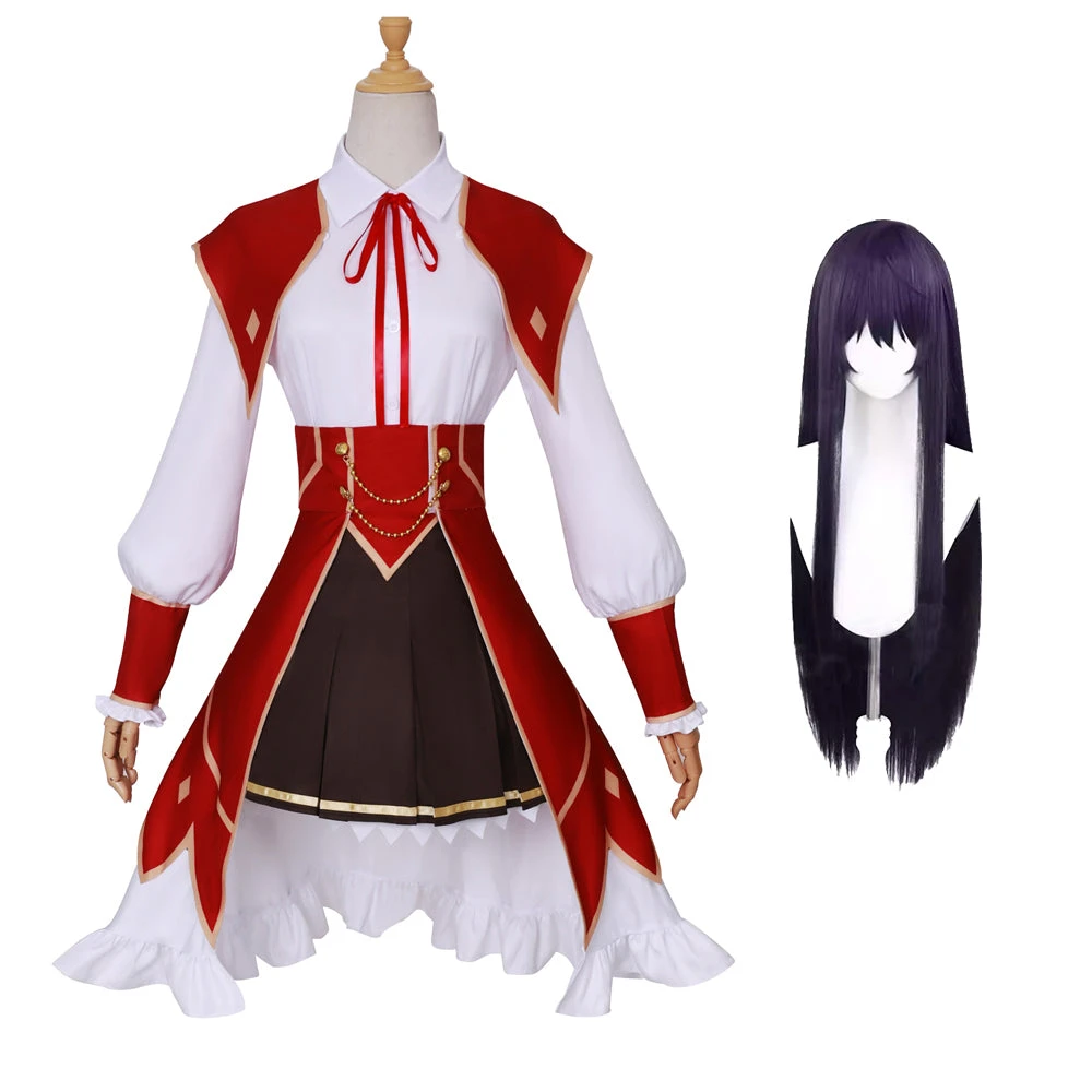 Villainess Level 99 Yumiella Dolkness Cosplay School Uniform Dress Halloween Costume Outfit 3 Villainess Level 99 Yumiella Dolkness Cosplay School Uniform Dress Halloween Costume Outfit