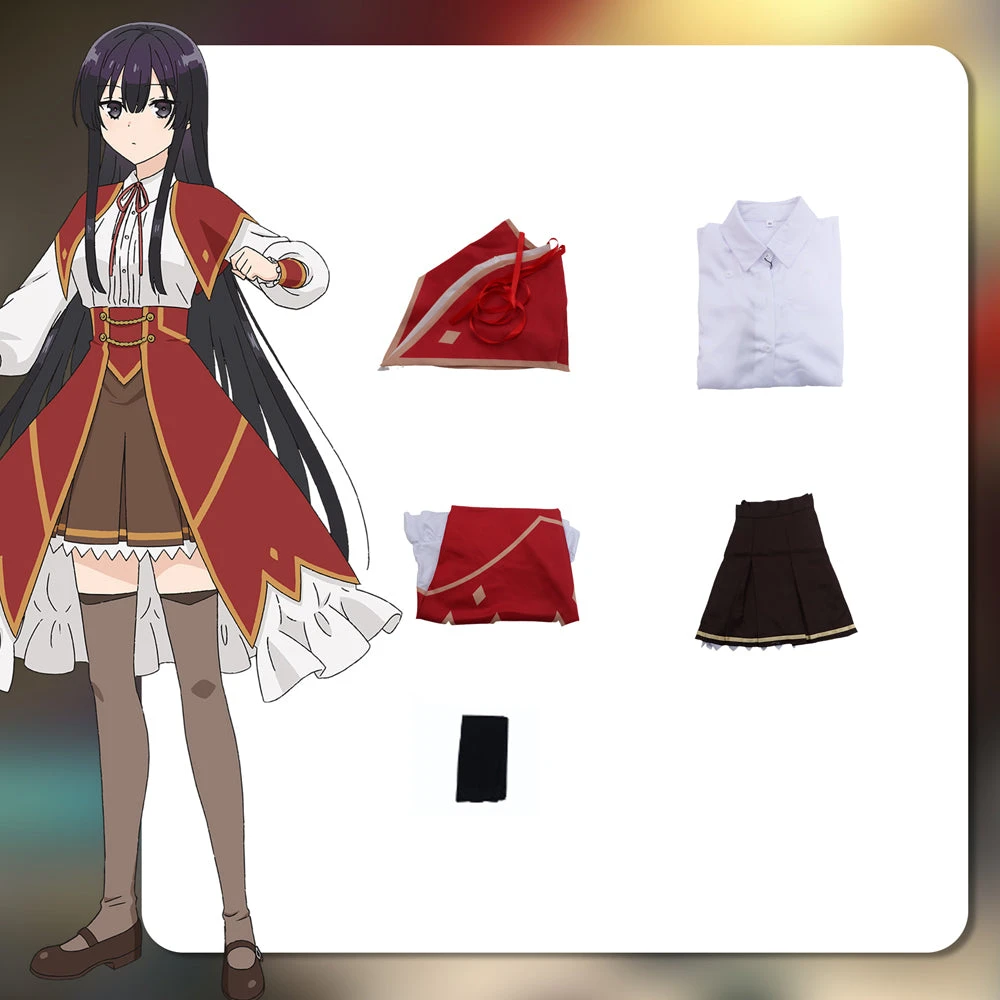 Villainess Level 99 Yumiella Dolkness Cosplay School Uniform Dress Halloween Costume Outfit 7 Villainess Level 99 Yumiella Dolkness Cosplay School Uniform Dress Halloween Costume Outfit - Image 5