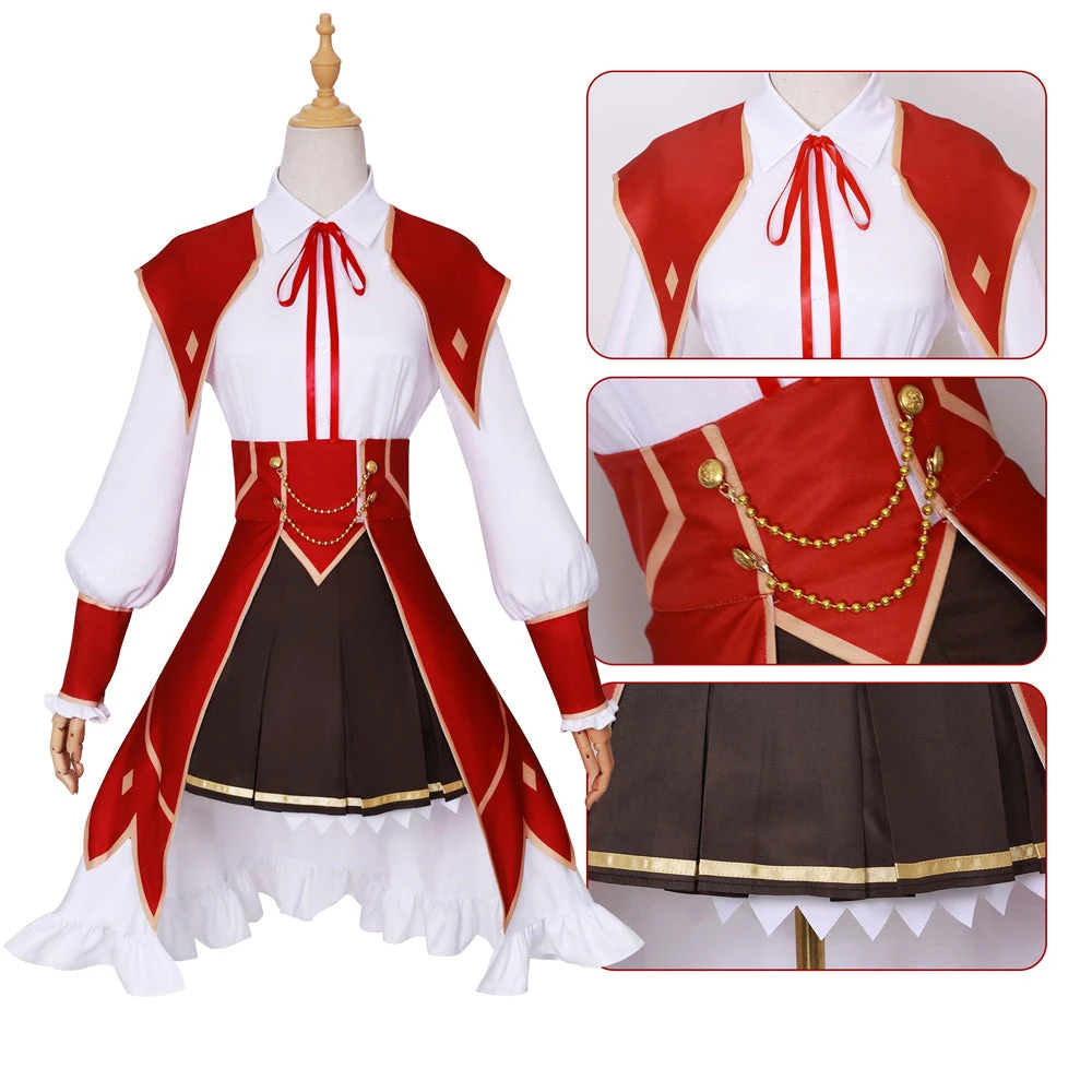 Villainess Level 99 Yumiella Dolkness Cosplay School Uniform Dress Halloween Costume Outfit 5 Villainess Level 99 Yumiella Dolkness Cosplay School Uniform Dress Halloween Costume Outfit - Image 3