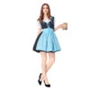 Women Bavarian Beer Oktoberfest Blue Party Maid Dress Costume -Procosplayshop Women Bavarian Beer Oktoberfest Blue Party Dress Costume 2
