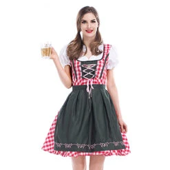 Women Bavarian Beer Oktoberfest Drind Party Dress Costume -Procosplayshop Women Bavarian Beer Oktoberfest Drind Party Dress Costume 4
